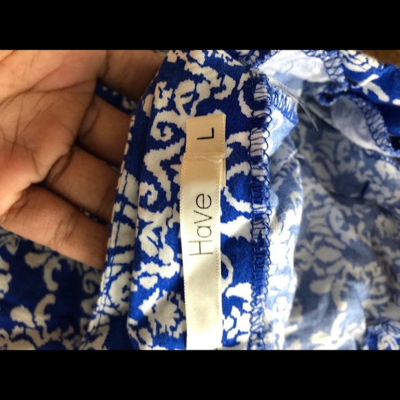 Forever 21 print Flowy shorts in blue - Picture 5 of 5